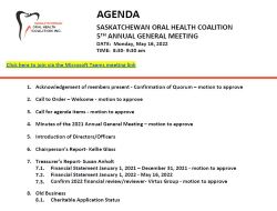 SOHC Inc. Annual General Meeting- May 16, 2022